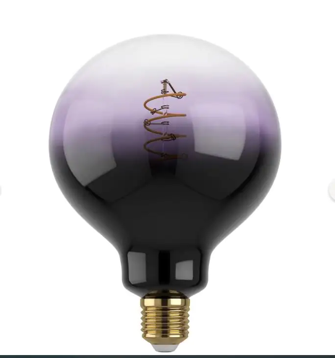 Eglo LED Globe G125 E27 4W schwarz-violett