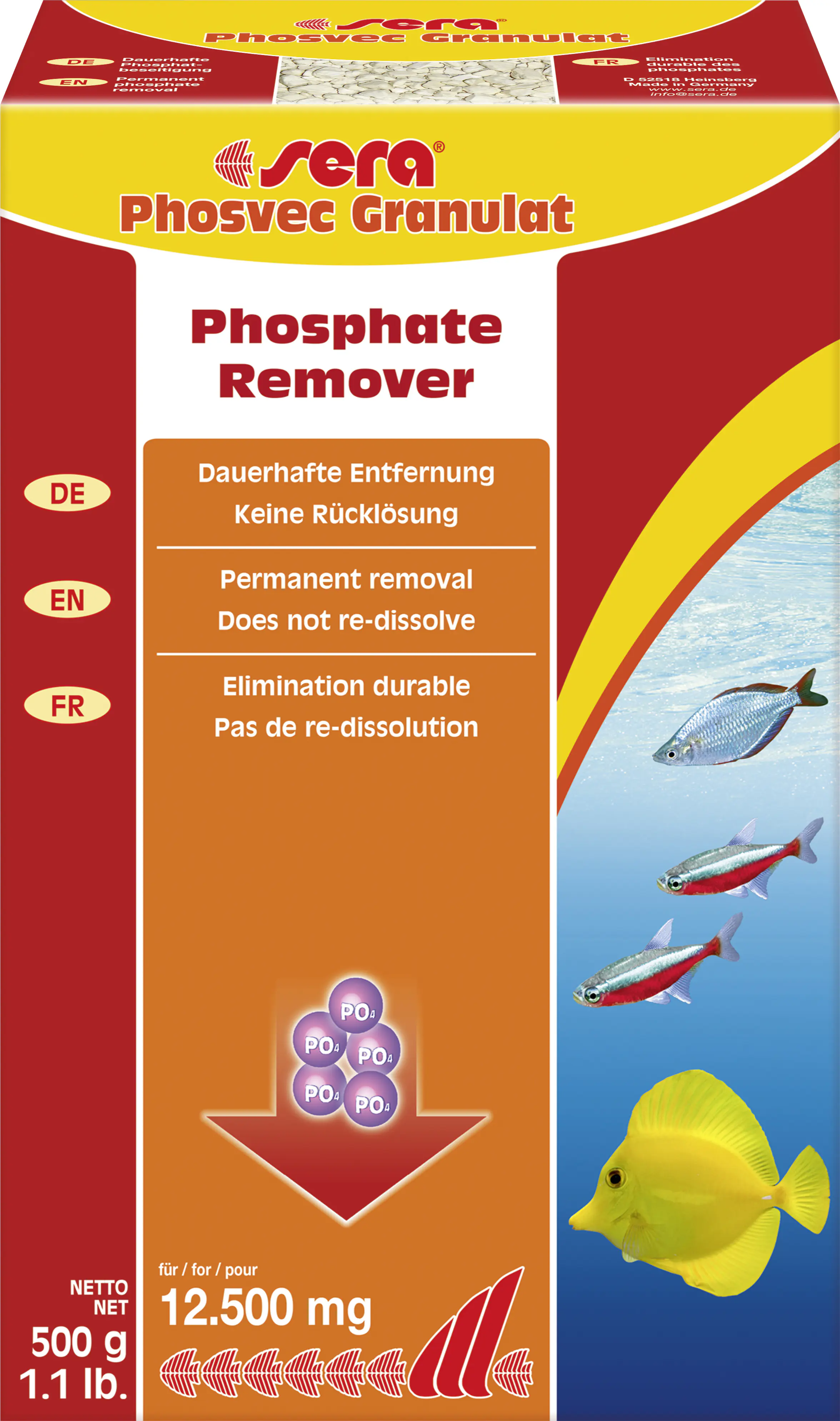 Sera Aquariumfiltermedium Phosvec Granulat 500 g