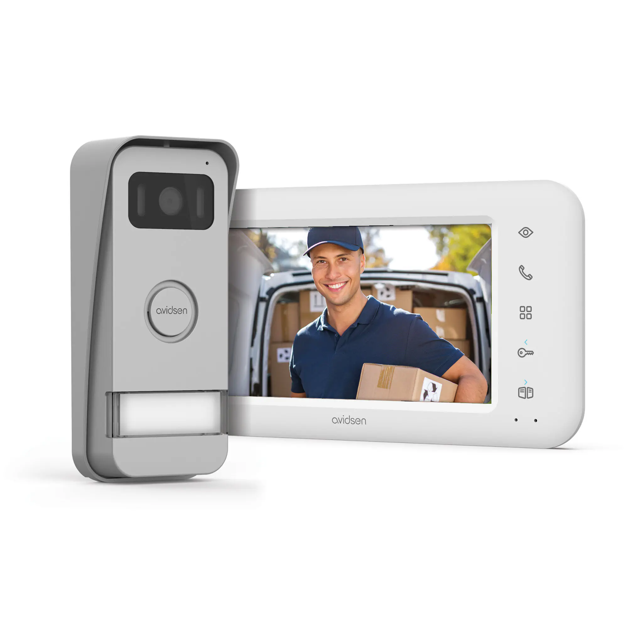 Extel Türsprechanlage Elia Smart 2  7 Zoll-Touchscreen, 2 Draht-Technik