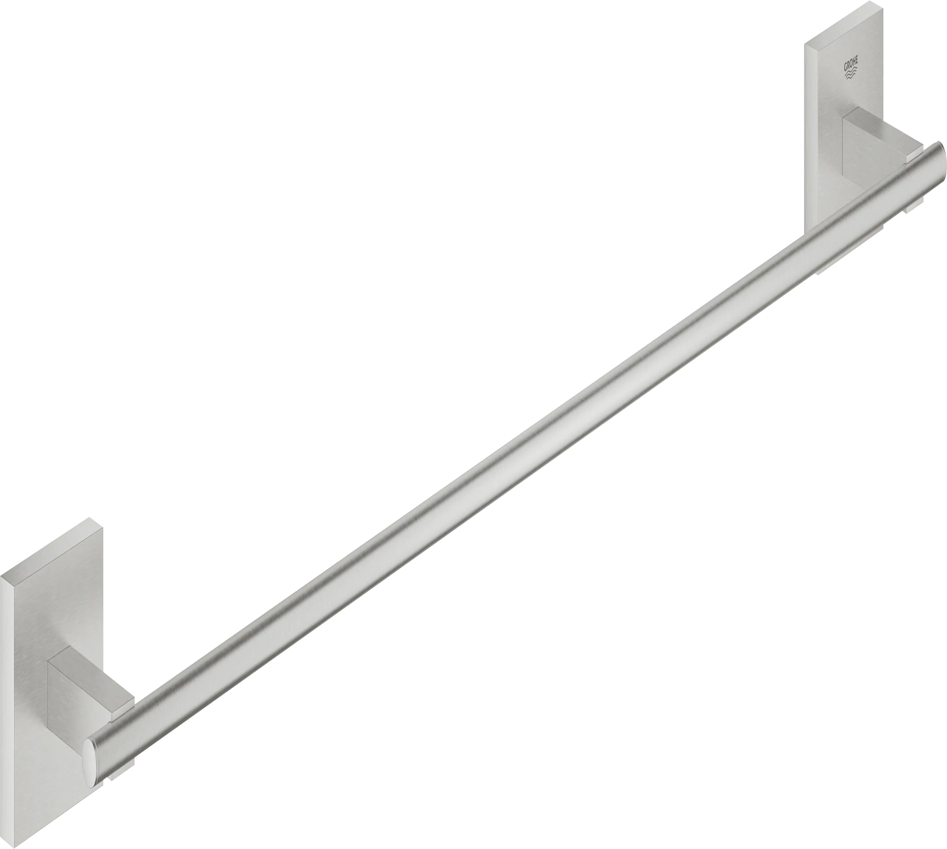 Grohe Start Cube Badetuchhalter supersteel klebbar