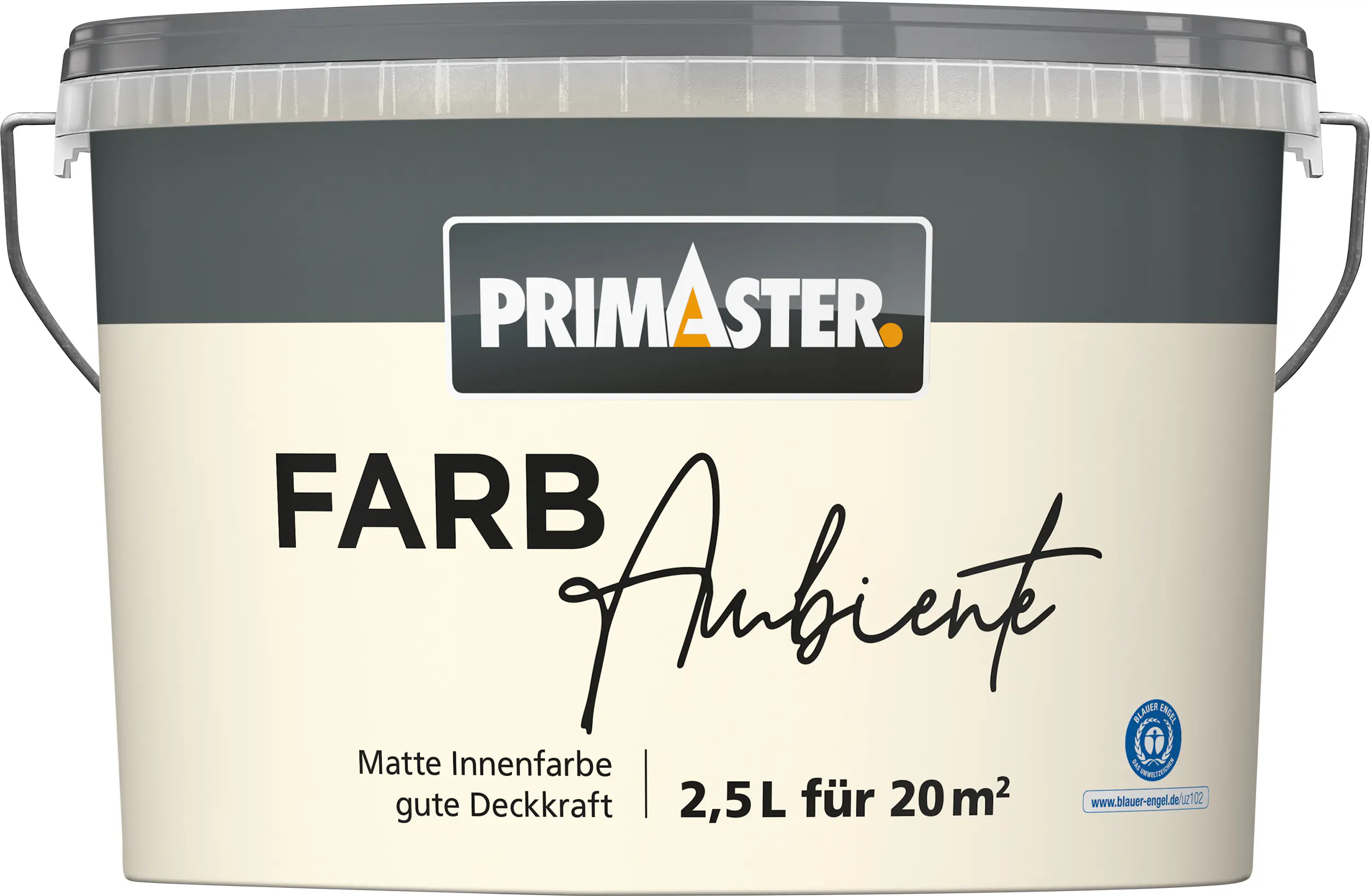 Primaster Farbambiente Wandfarbe matt kaschmir 2,5 L