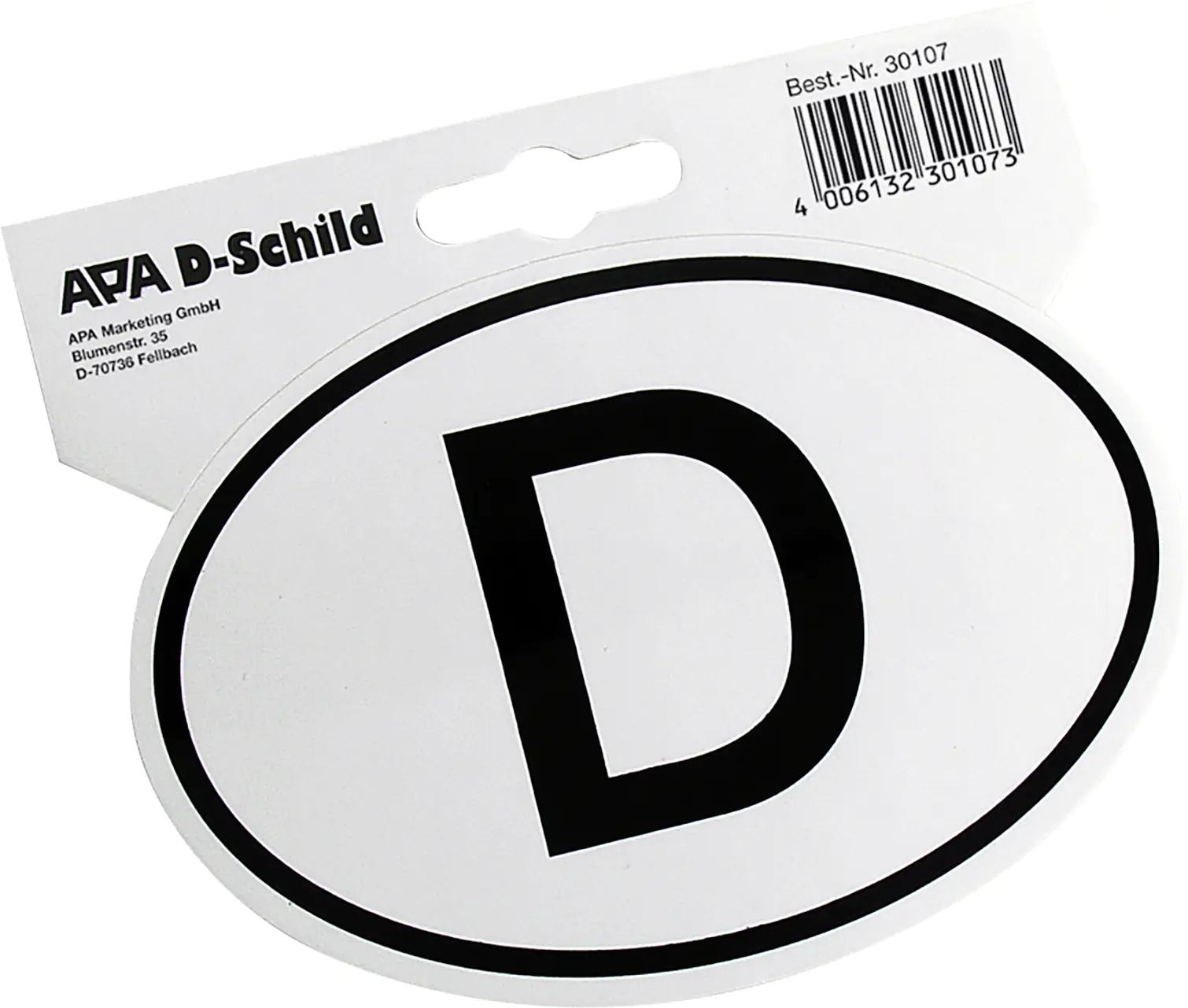 APA D-Schild selbstklebend