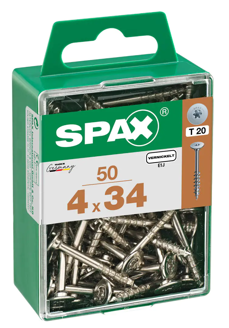 Spax Möbelbauschrauben 4.0 x 34 mm TX 20 - 50 Stk.