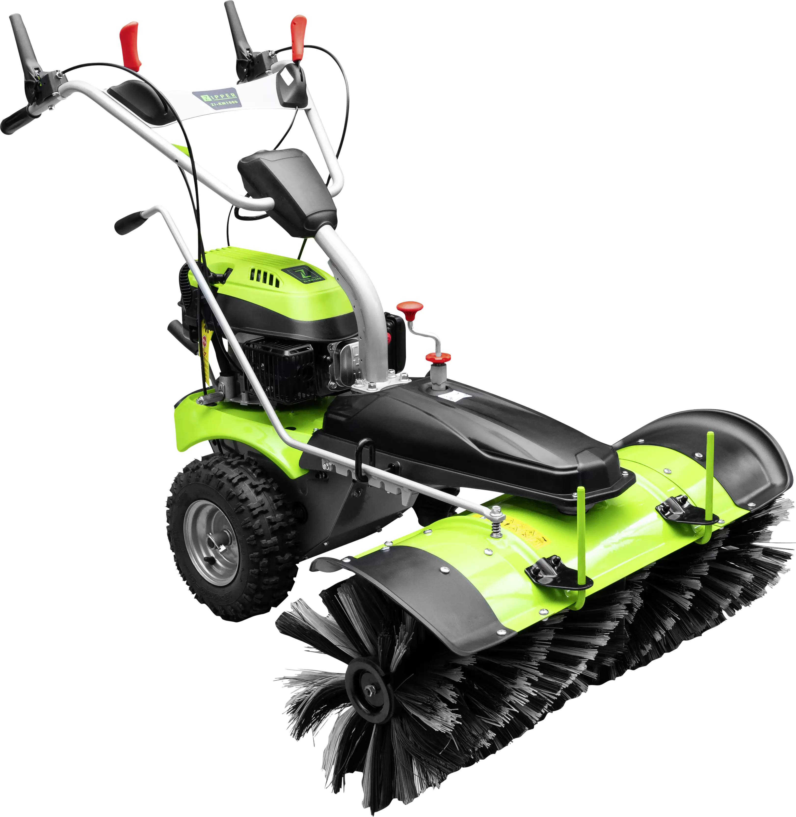 Zipper Kehrmaschine ZI-KM1000 100 cm Arbeitsbreite, 4-Takt Benzin