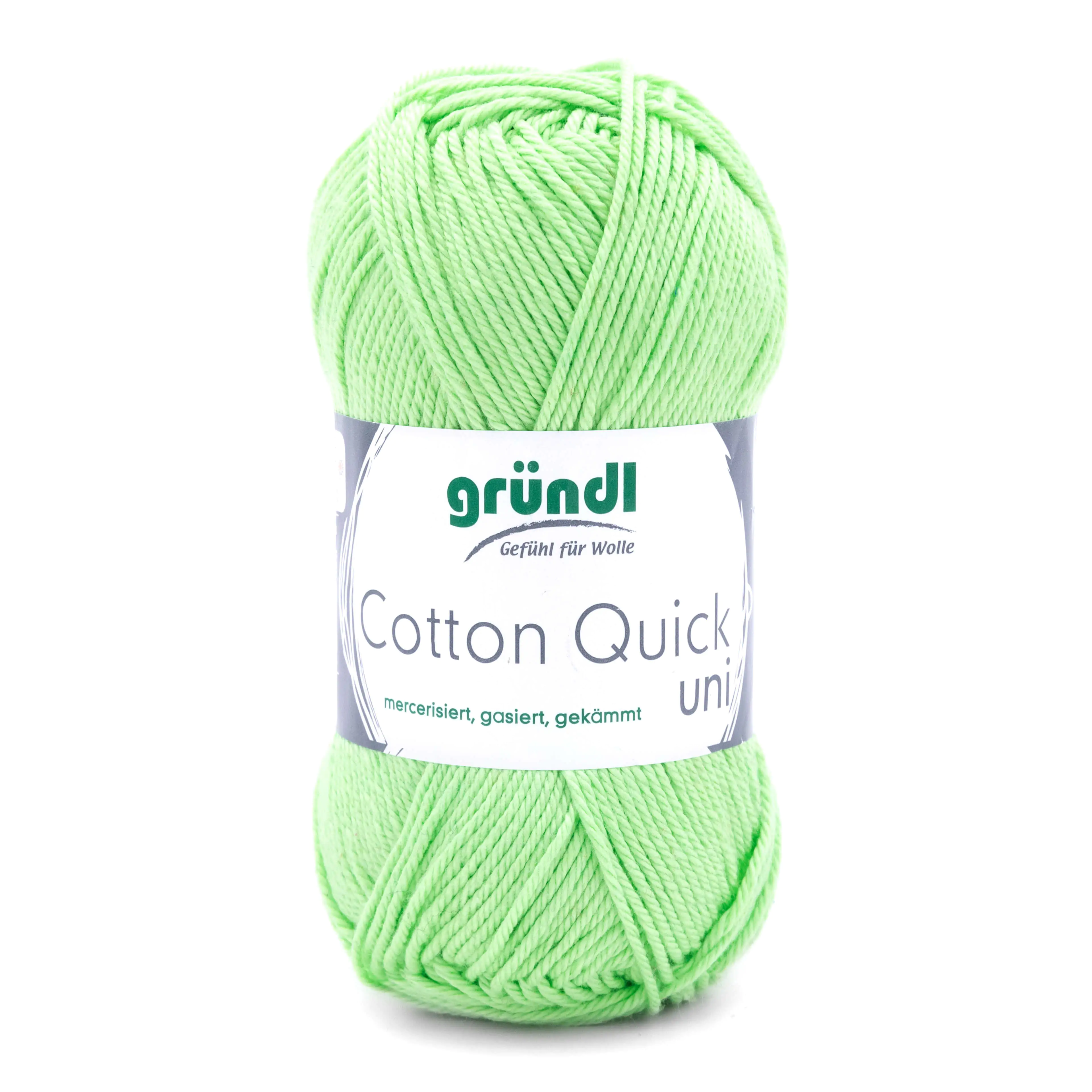 4036014131917 Gründl Wolle Cotton Quick 50 g uni kiwi