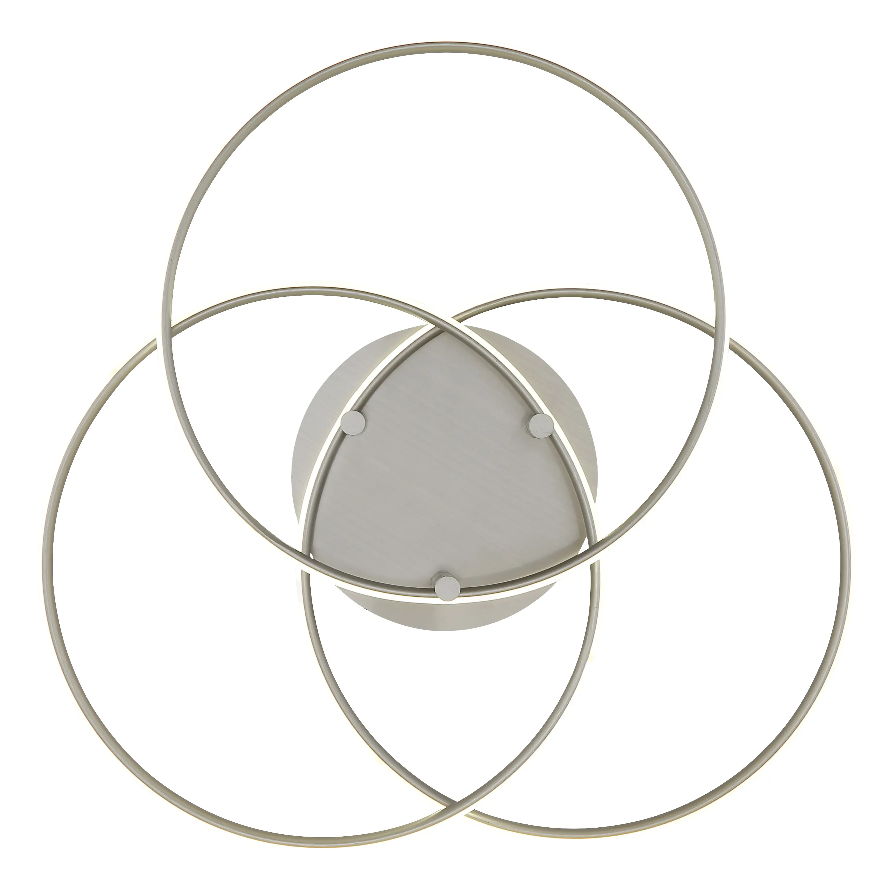 Globo Deckenleuchte Kombos 45,6 x 9,4 cm Ø x H nickel warmweiß