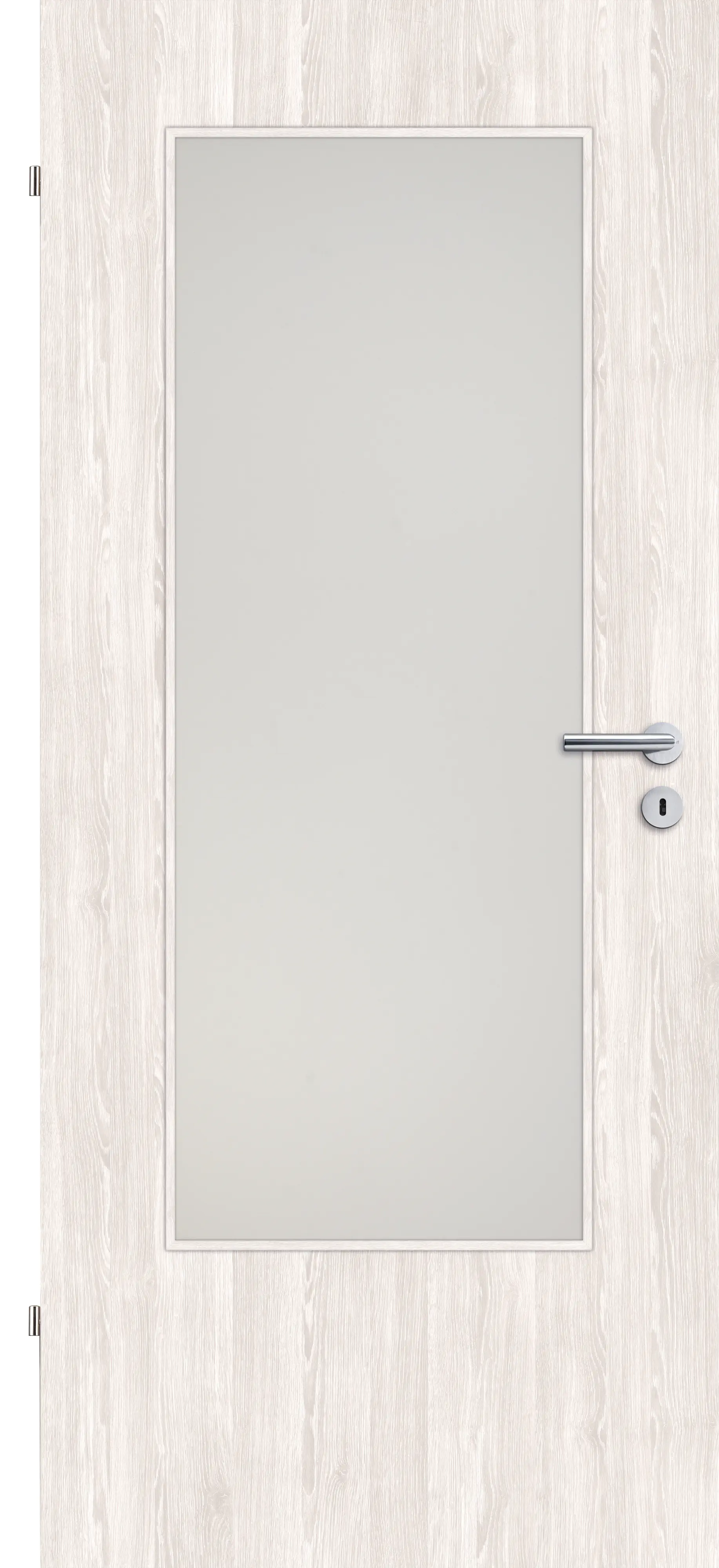 Borne Türblatt Dekor Pinie weiß mit Lichtausschnitt G3 DIN