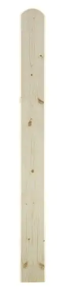 Zaunbrett Fichte/Tanne 950 x 90 x 18 mm Zaunbrett Fichte/Tanne 950 x 90 x 18 mm
