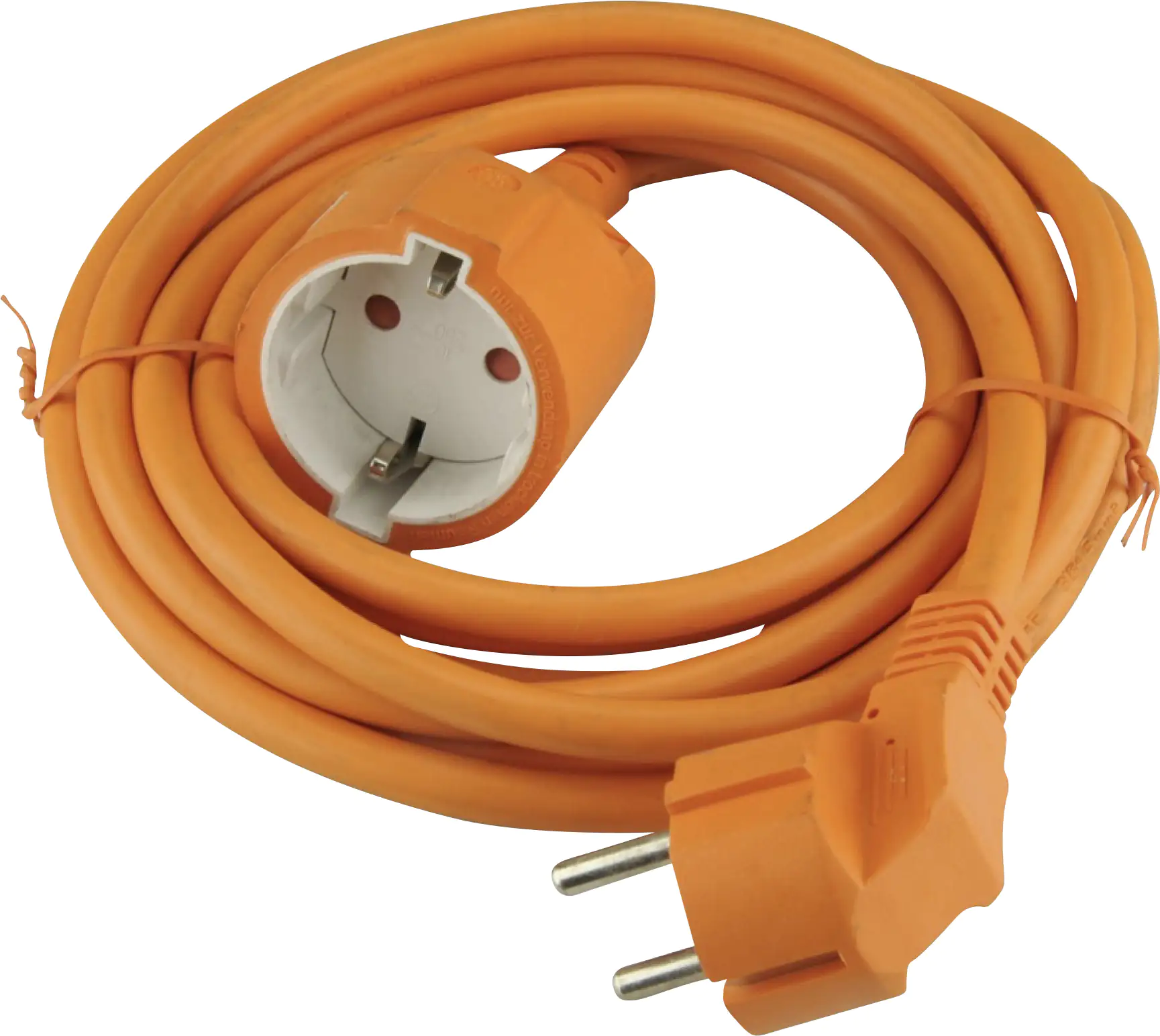 Unitec Verlängerungskabel Innen 3 Meter H05VV-F3G1,5 , orange