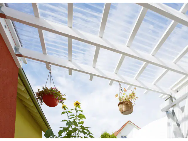 Gutta Polycarbonat-Wellplatte Trapez 76/18 300 x 95 cm 1,4 mm klar Gutta Polycarbonat-Wellplatte Trapez 76/18 300 x 95 cm 1,4 mm klar