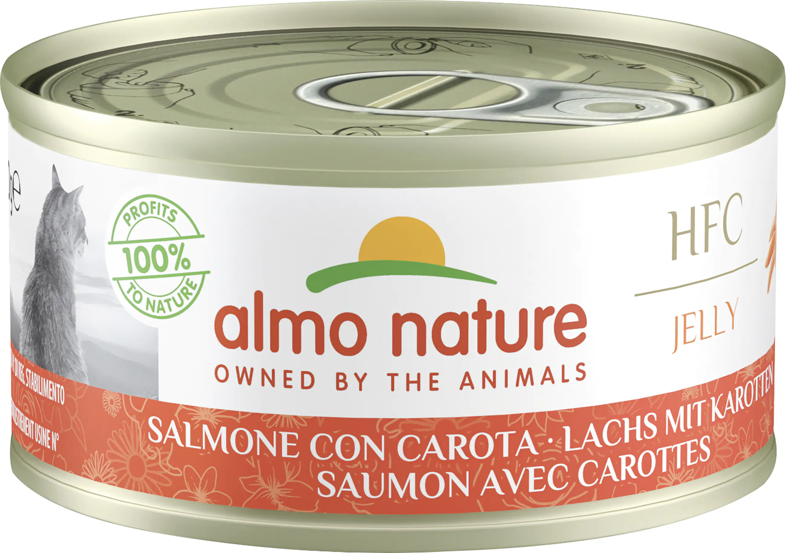 Almo Nature HFC Katzenfutter Lachs & Karotte 70 g