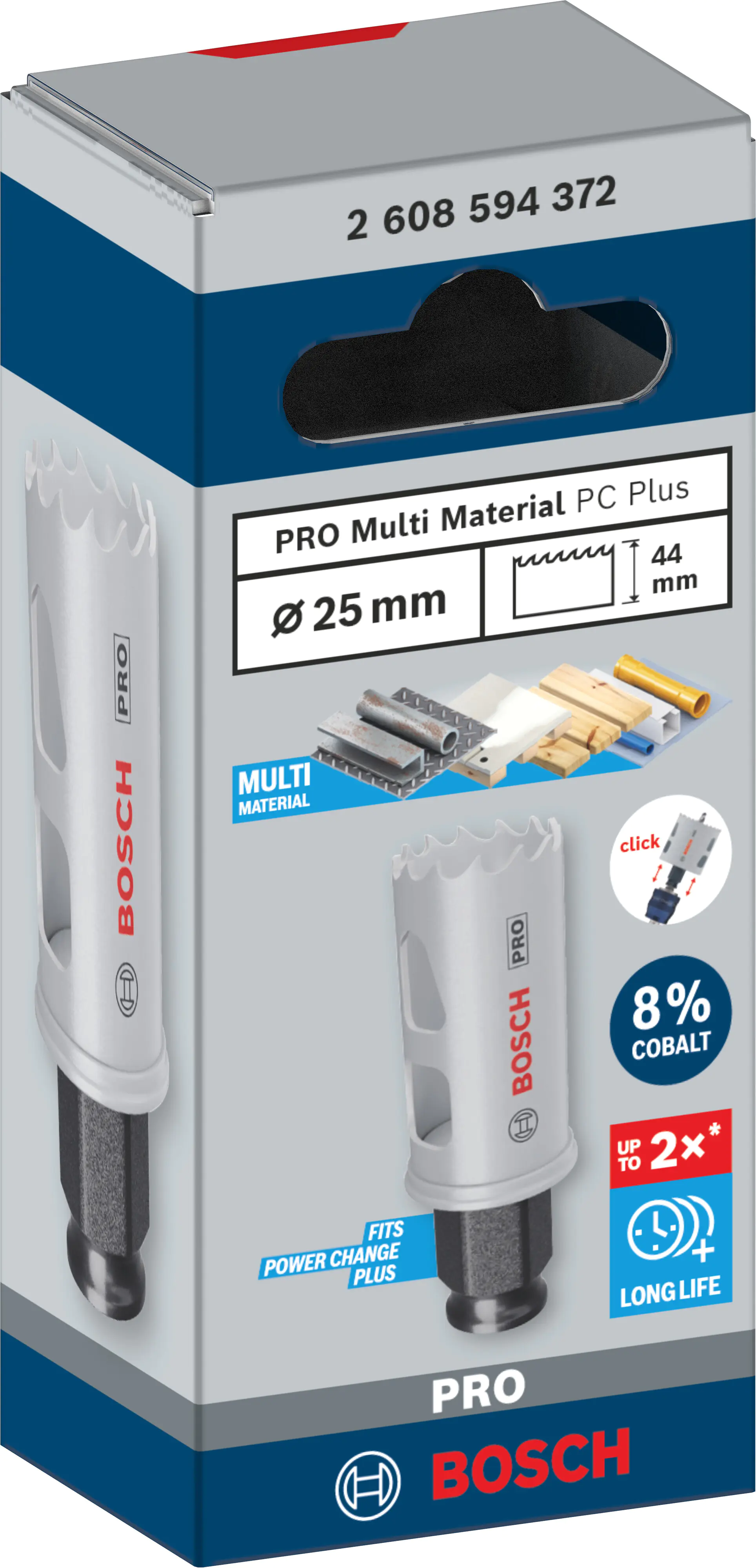 Bosch PRO Multi Material PC Plus Lochsäge 25 mm