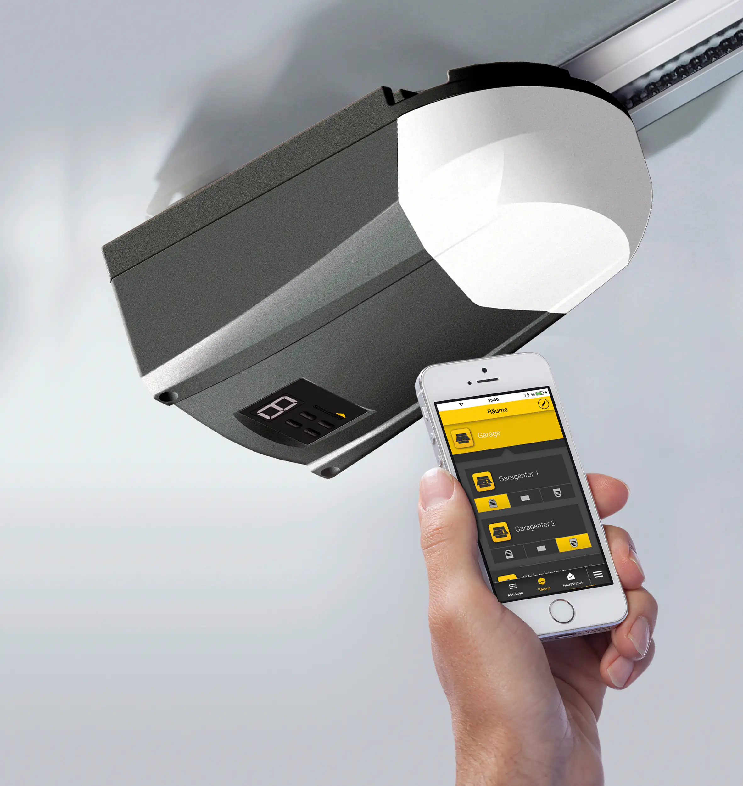 Schellenberg Garagentorantrieb SD10 Premium Smart Home System möglich,