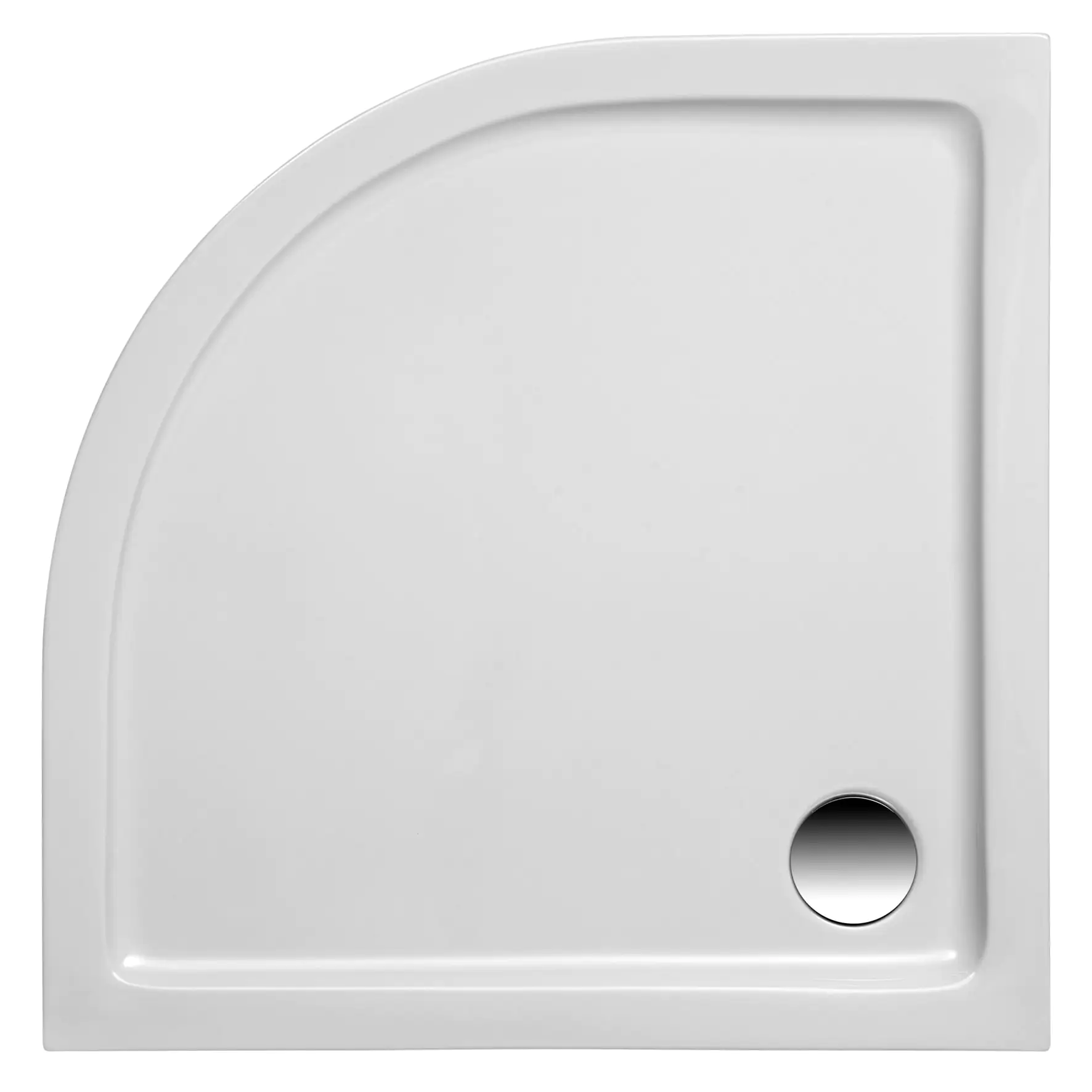 Ottofond Duschwanne Denia 80 x 80 x 3 cm, weiß Ottofond Duschwanne Denia 80 x 80 x 3 cm, weiß