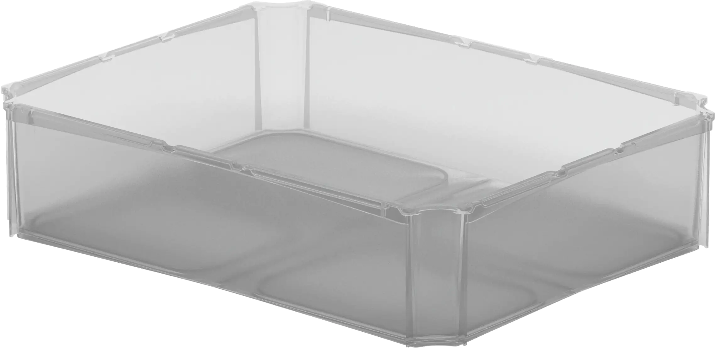 Surplus Systems Einsatzkasten für Eurobox 1/2 quer, transparent Surplus Systems Einsatzkasten für Eurobox 1/2 quer, transparent