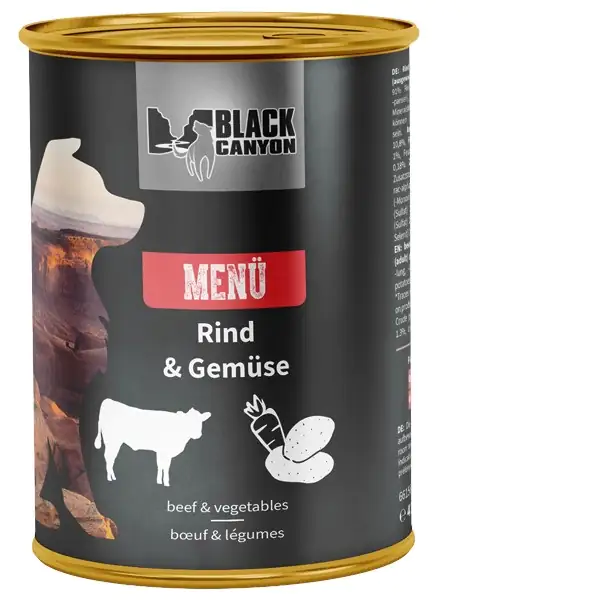 Black Canyon Hundenassfutter Adult Menü 410 g Rind