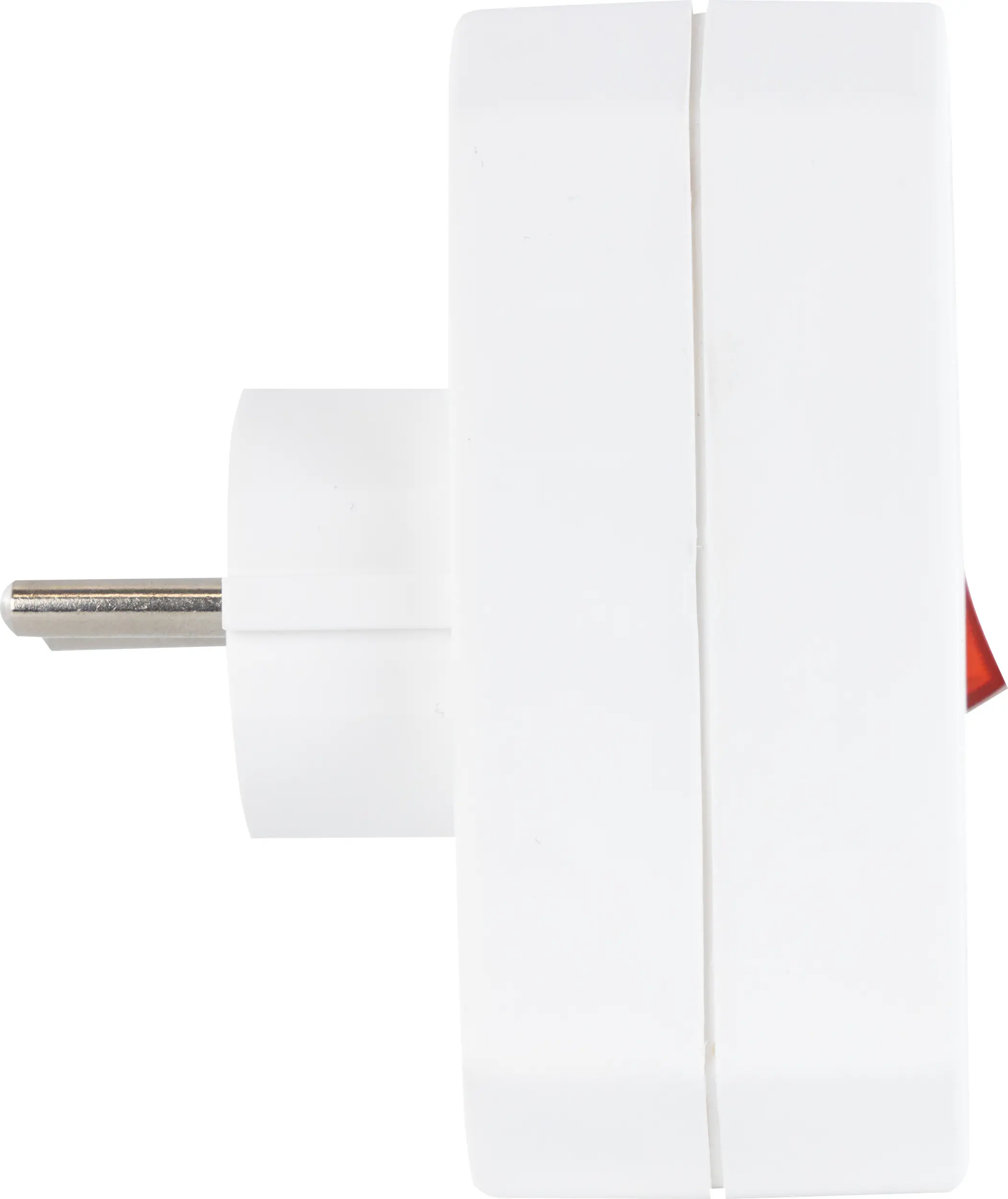 REV Mehrfachstecker 2+1-fach mit Schalter weiß