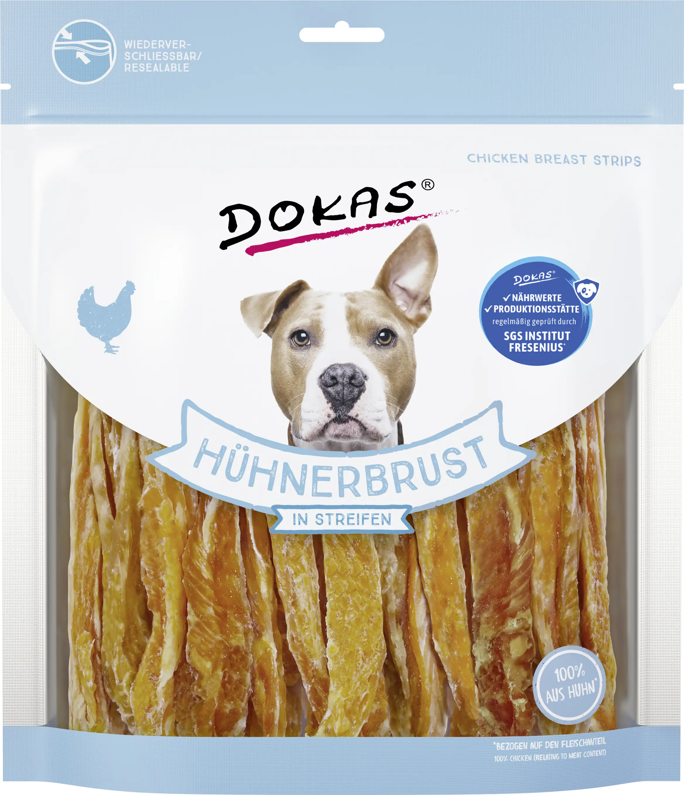 Dokas Hühnerbrust in Streifen 500 g Dokas Hühnerbrust in Streifen 500 g