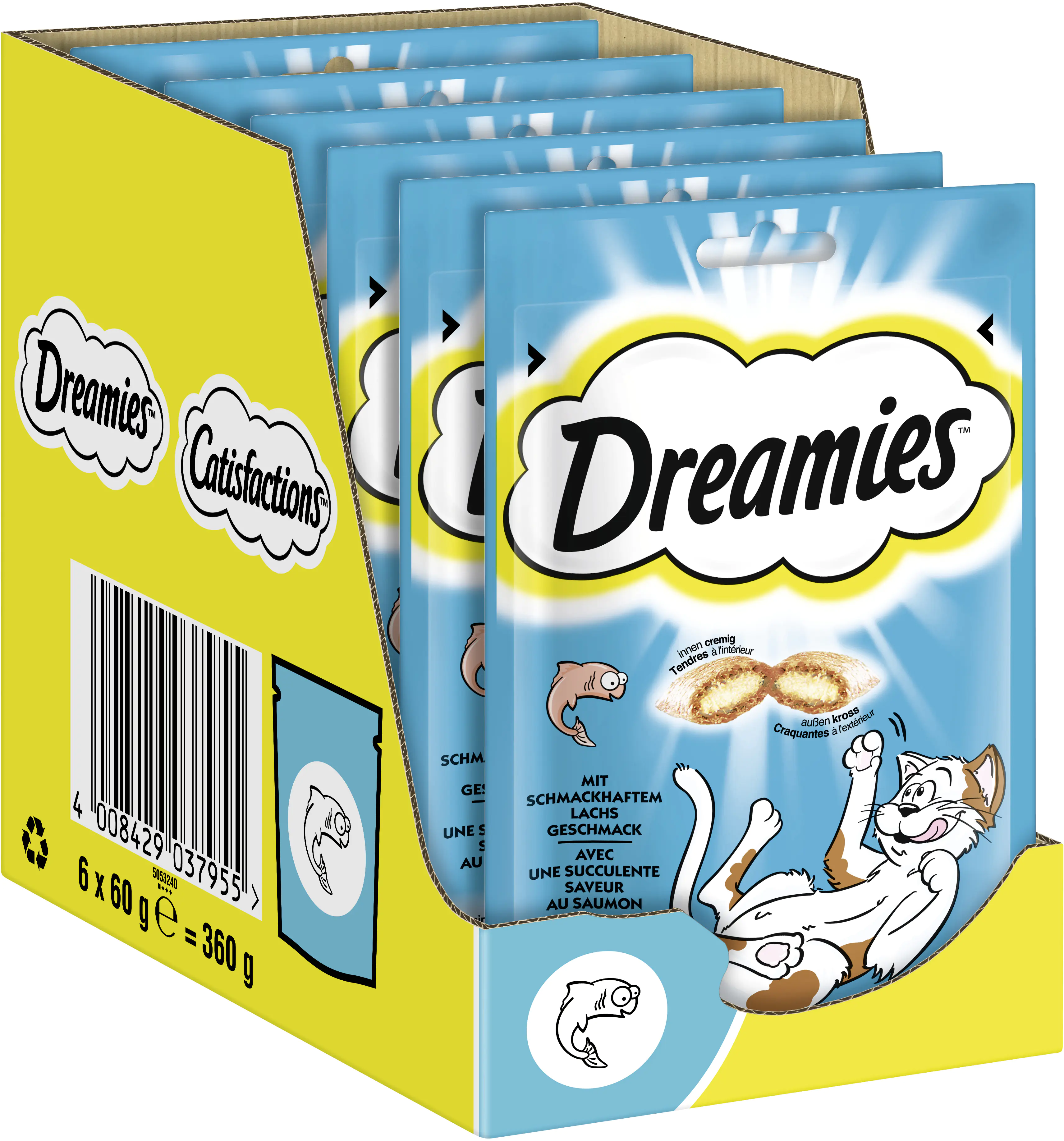 Dreamies Katzensnack Lachs 60 g Dreamies Katzensnack Lachs 60 g