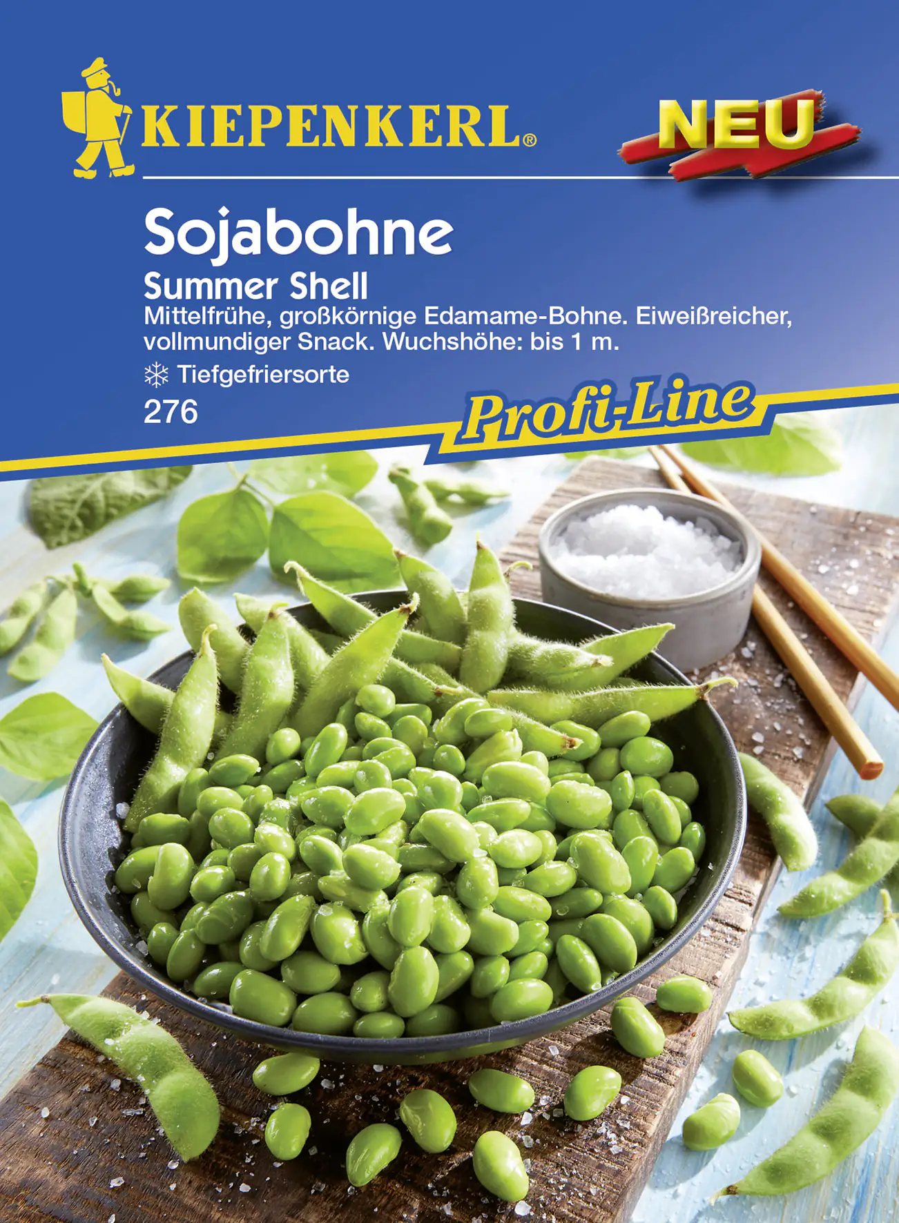 4000159152762 Kiepenkerl Sojabohne Summer Shell Inhalt reicht für ca. 40 Pflanzen