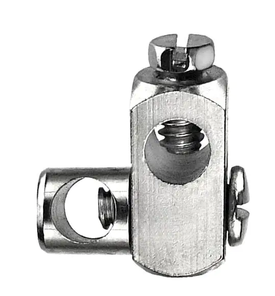 Cornat Gelenkstück verchromt für Waschtisch-Excentergarnitur