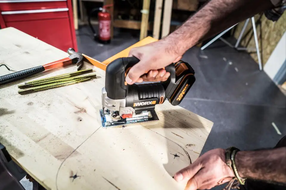 Worx Akku-Pendelhub-Stichsäge WX543.9 20 V, ohne Akku und Ladegerät Worx Akku-Pendelhub-Stichsäge WX543.9 20 V, ohne Akku und Ladegerät