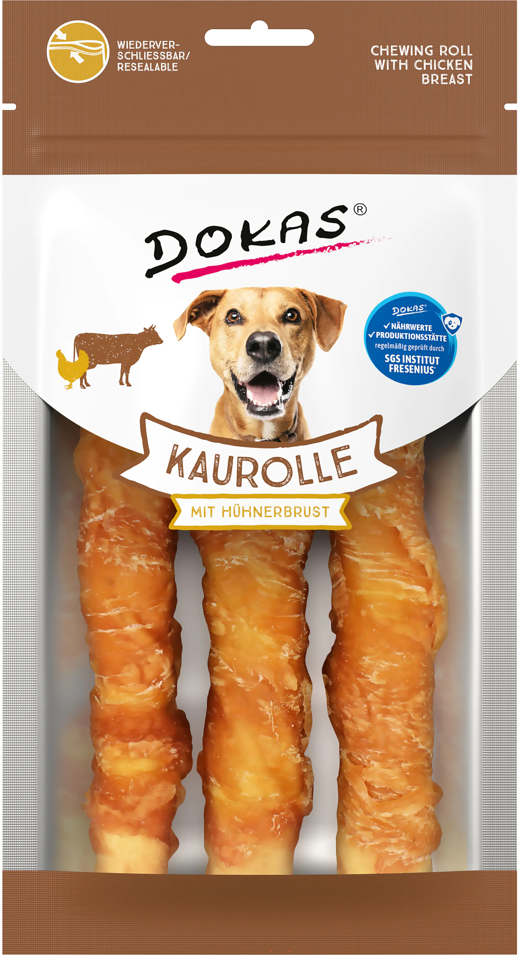 Dokas Kaurolle mit Hühnerbrust Medium 150 g