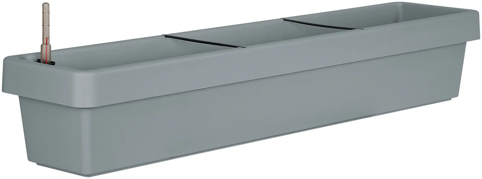 Geli Bewässerungsblumenkasten Viva Kunststoff betongrau 100 cm 