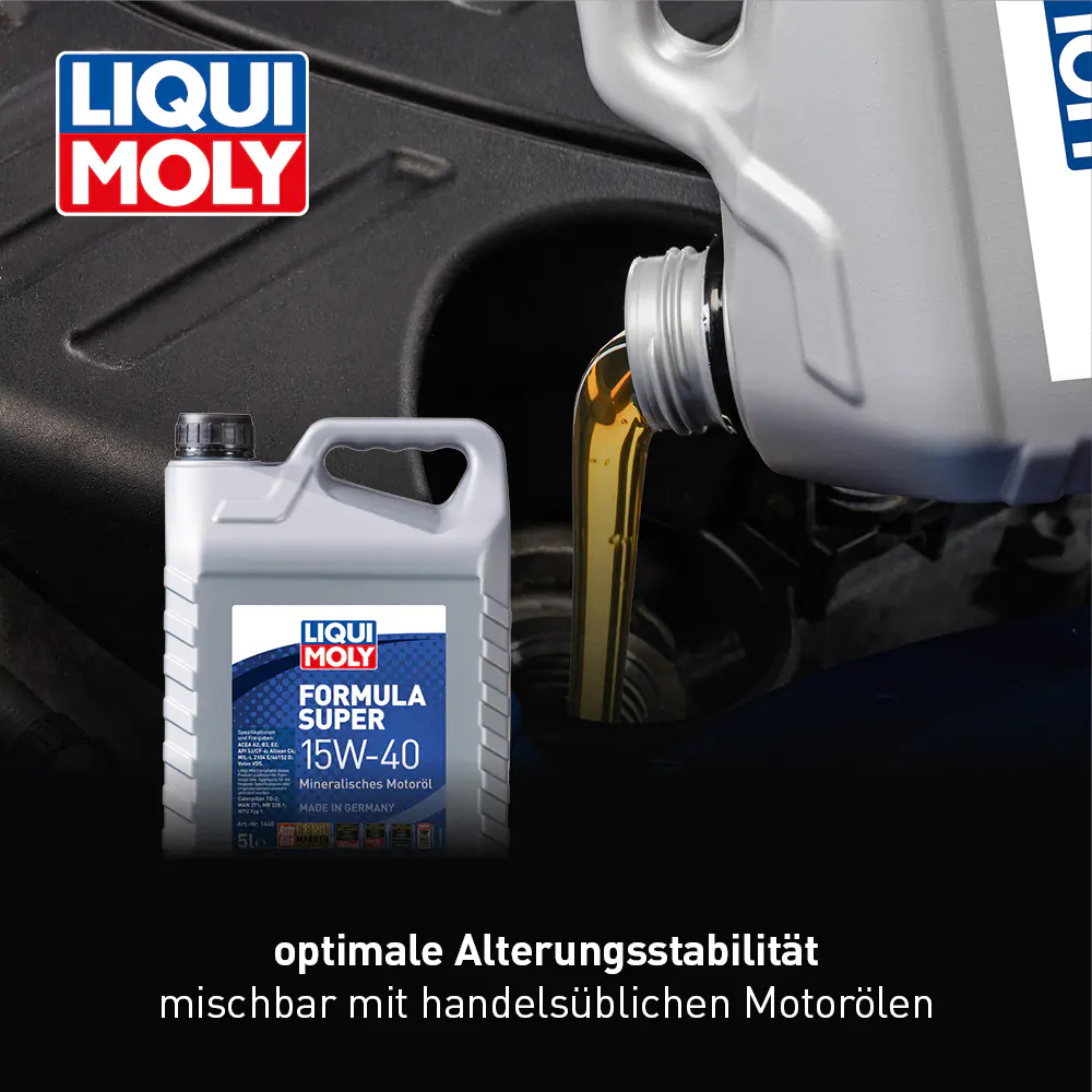 Liqui Moly Motoröl Formula Super 15W-40 Ganzjahresöl 5 L Liqui Moly Motoröl Formula Super 15W-40 Ganzjahresöl 5 L