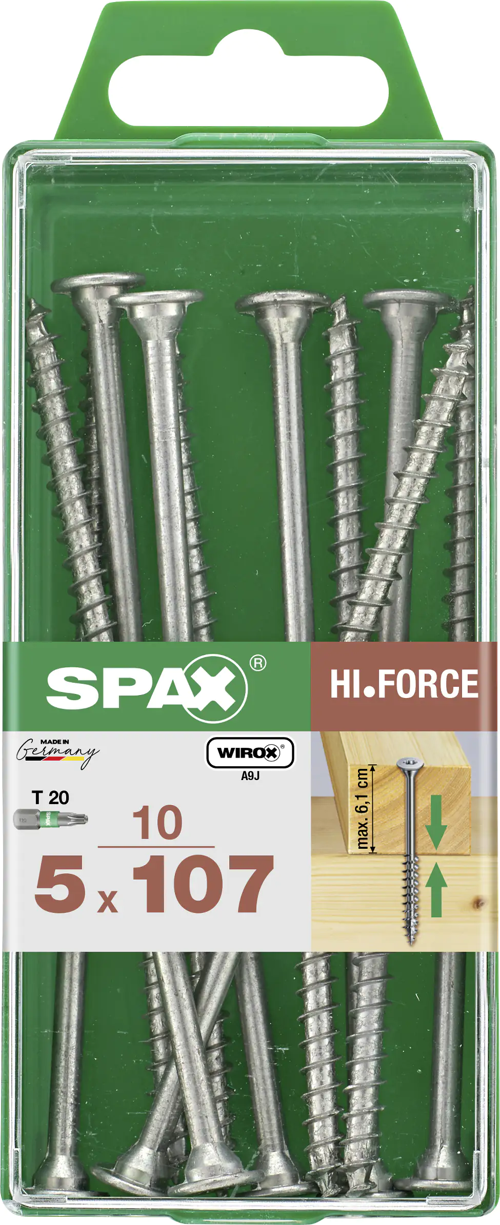 Spax Universalschrauben 5.0 x 107 mm TX 20 - 10 Stk.