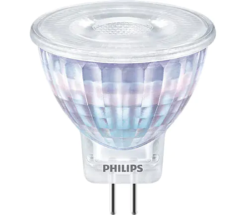 Philips LED-Leuchtmittel Spot GU4 2 MR11 3W warmweiß