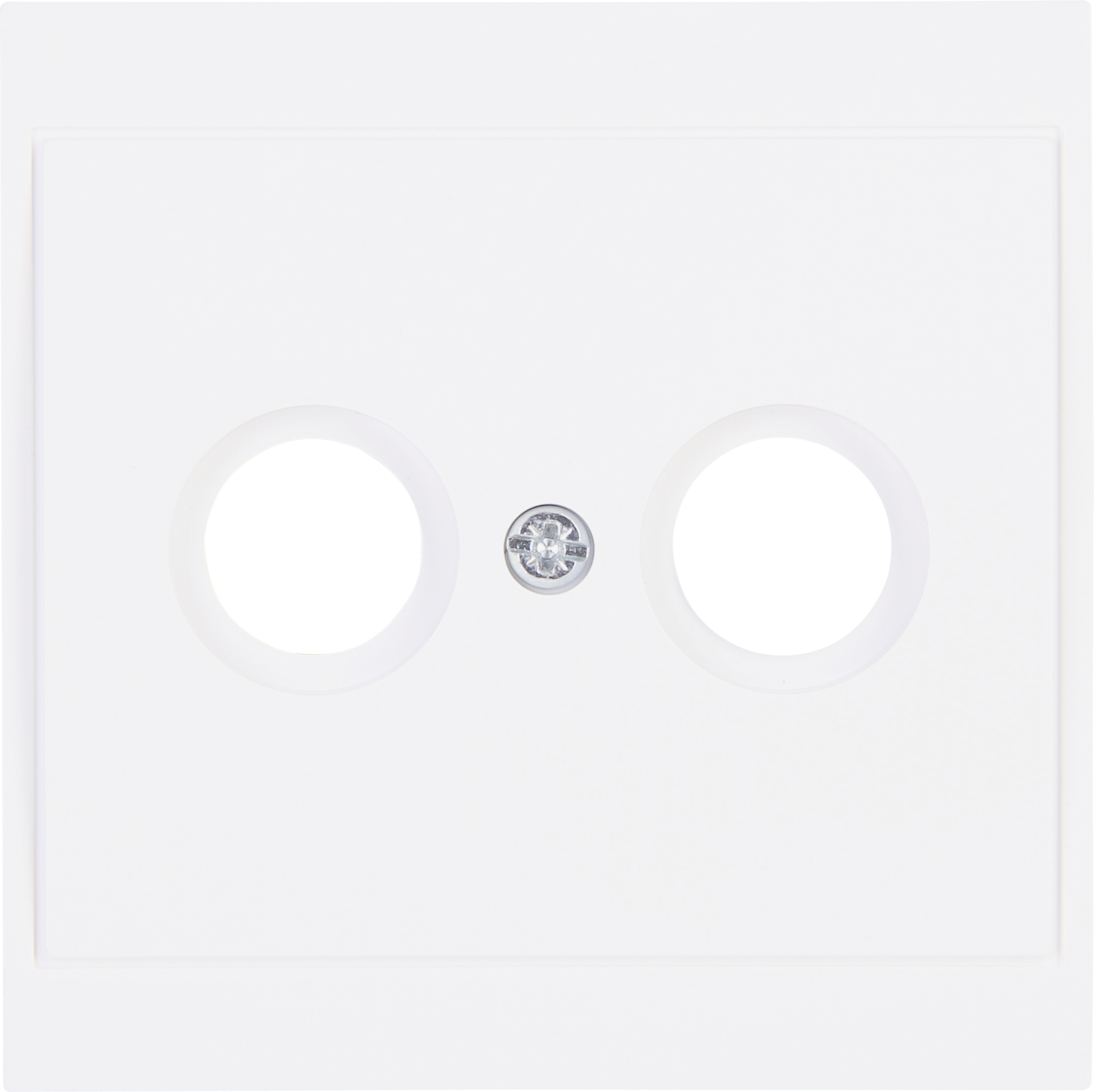 Kopp Antennenabdeckung TV/RF Malta, arktisweiß, 313613186