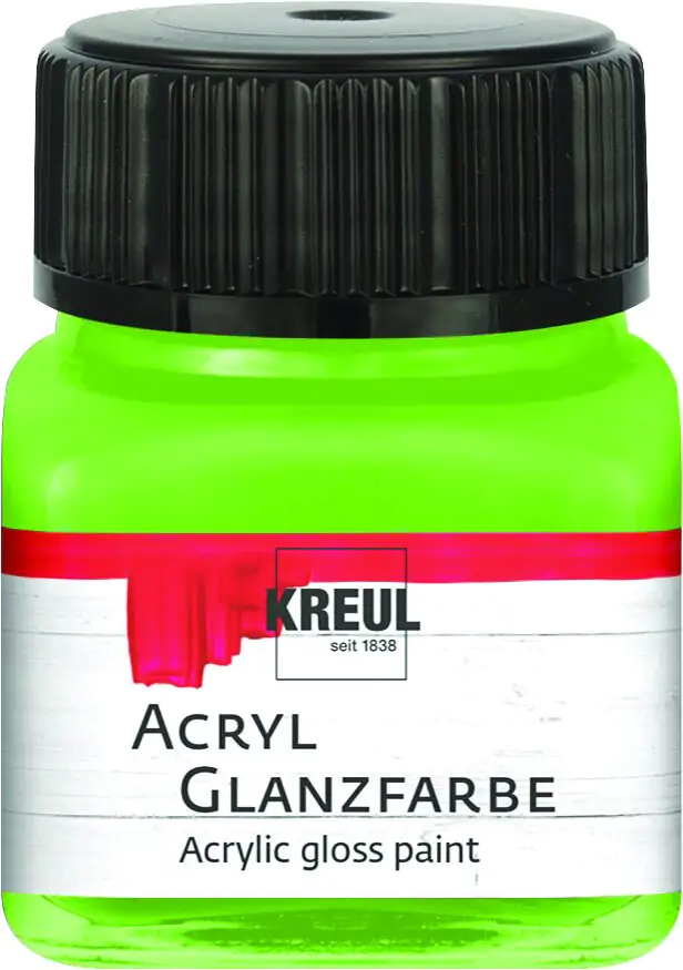 Kreul Acryl Glanzfarbe lindgrün 20 ml