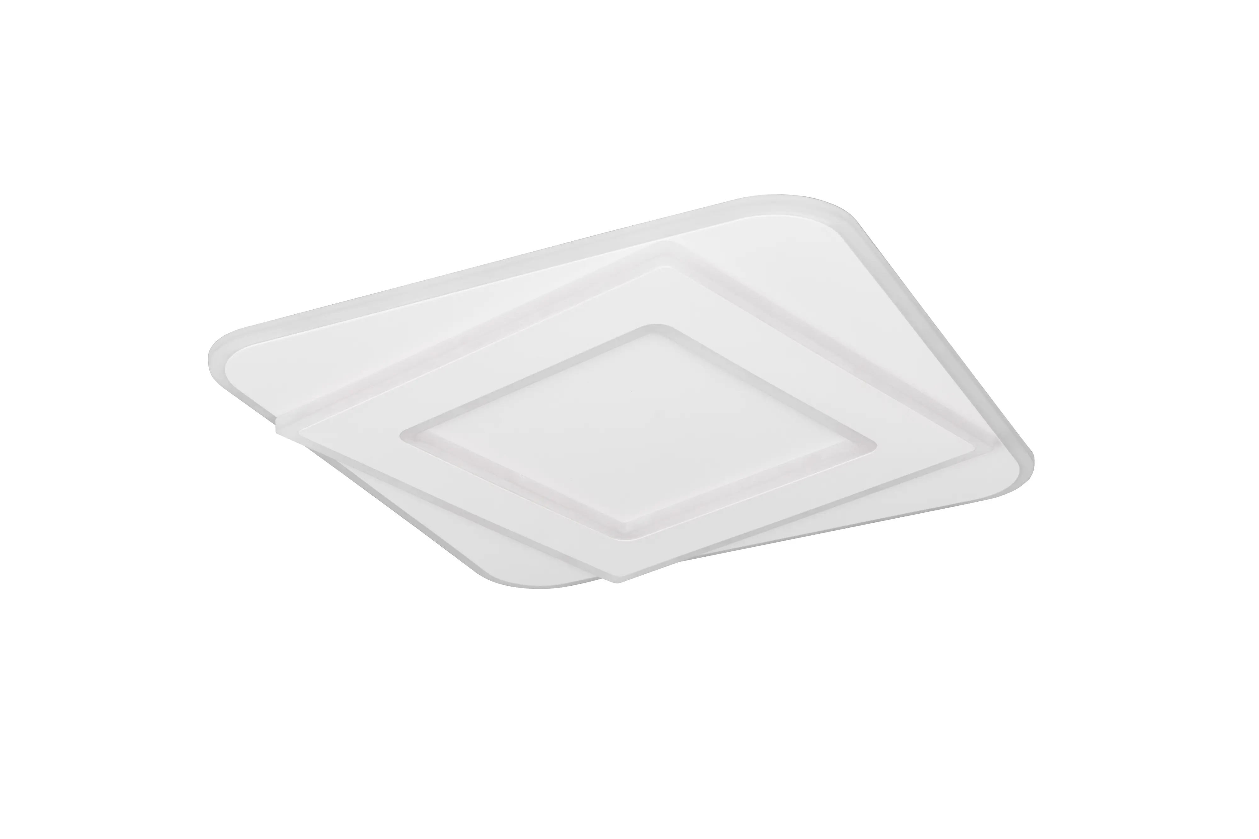 Trio LED-Deckenleuchte Emilio 30x30 cm weiß matt Color Switch 