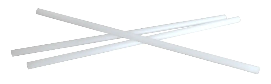 Braun & Company By nature Trinkhalme weiß 21 cm - 30 Stück 