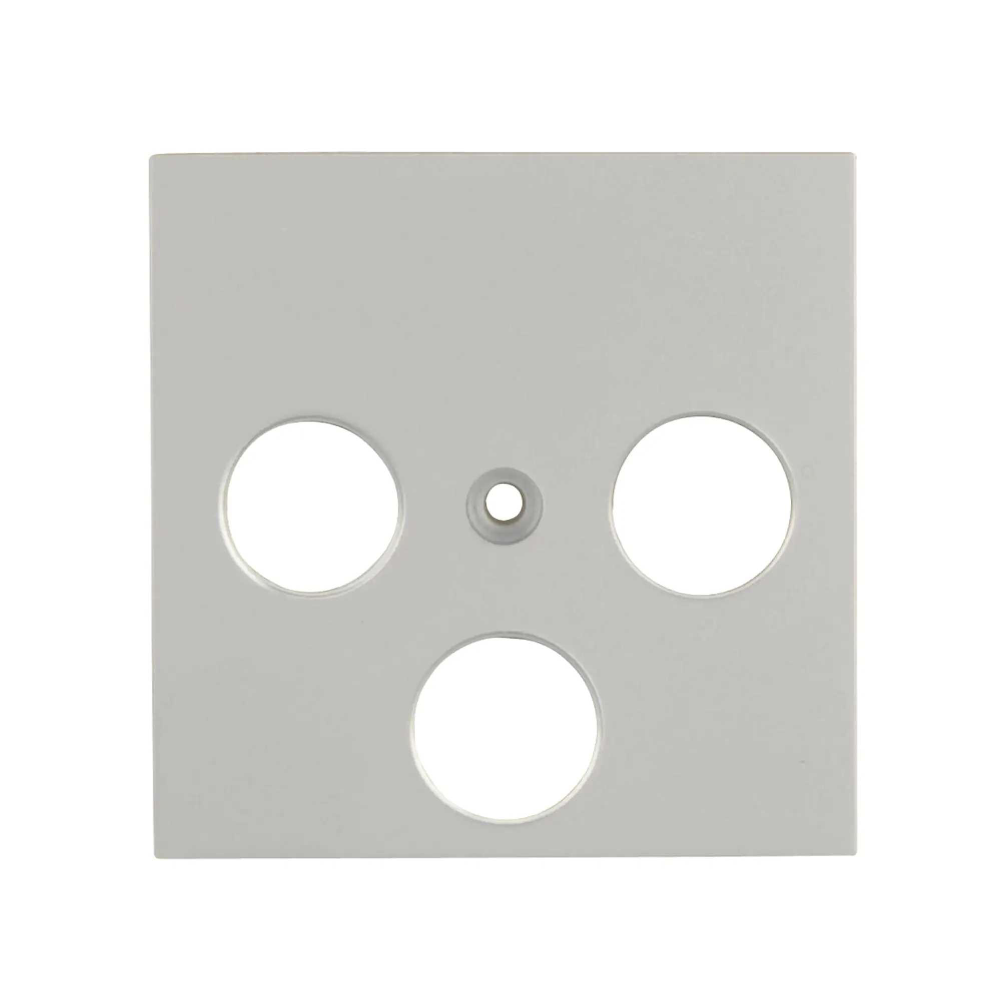 Unitec Abdeckung SAT/TV silber, Serie Karea Unitec Abdeckung SAT/TV silber, Serie Karea