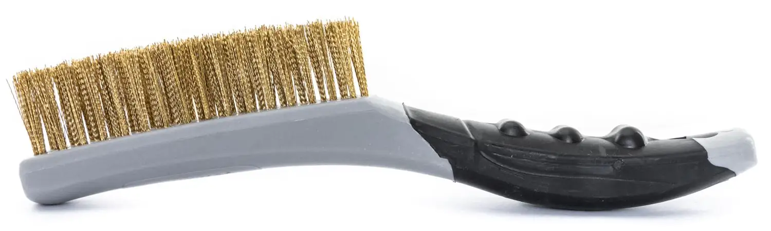 TrendLine Drahtbürste Messing 4-reihig Kunststoffgriff TrendLine Drahtbürste Messing 4-reihig Kunststoffgriff
