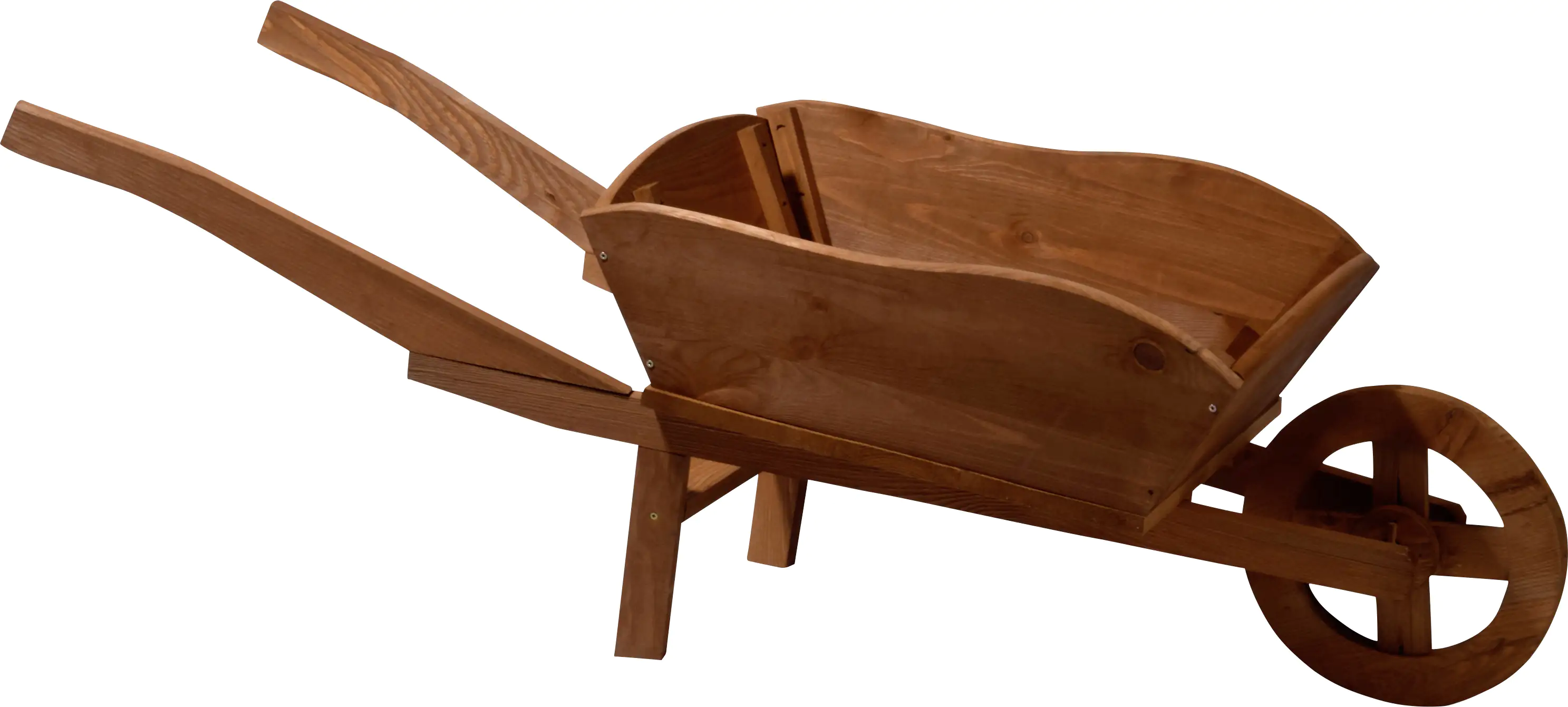 Dobar Große Pflanzschubkarre braun 130 x 40 x 40 cm Dobar Große Pflanzschubkarre braun 130 x 40 x 40 cm