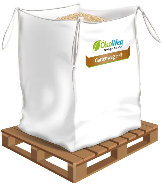 Big Bag ÖkoWeg Gartenweg hell 750 kg 