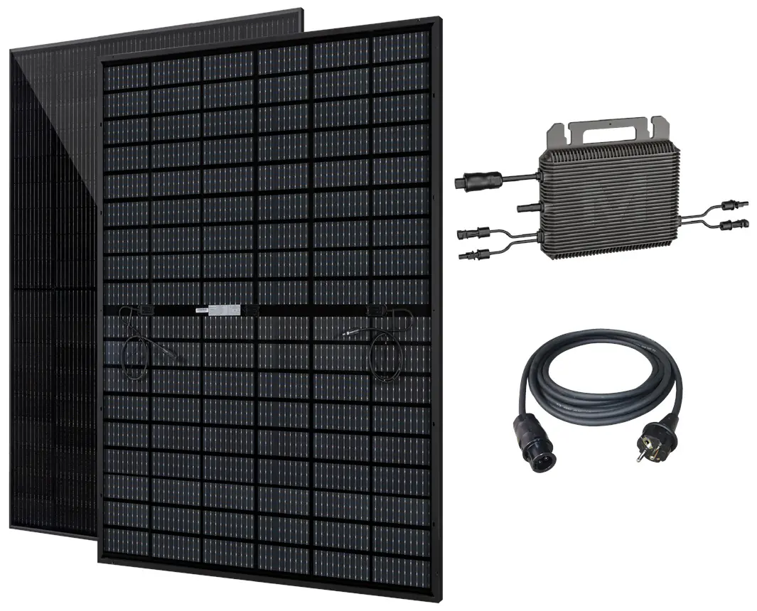 Vale Balkonkraftwerk 900 WP 2x440WP bifazial 800 W Marstek Wechselrichter