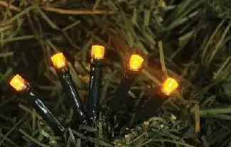 TrendLine LED Lichterkette 100 LED gelb für Innen- und Außenbereich