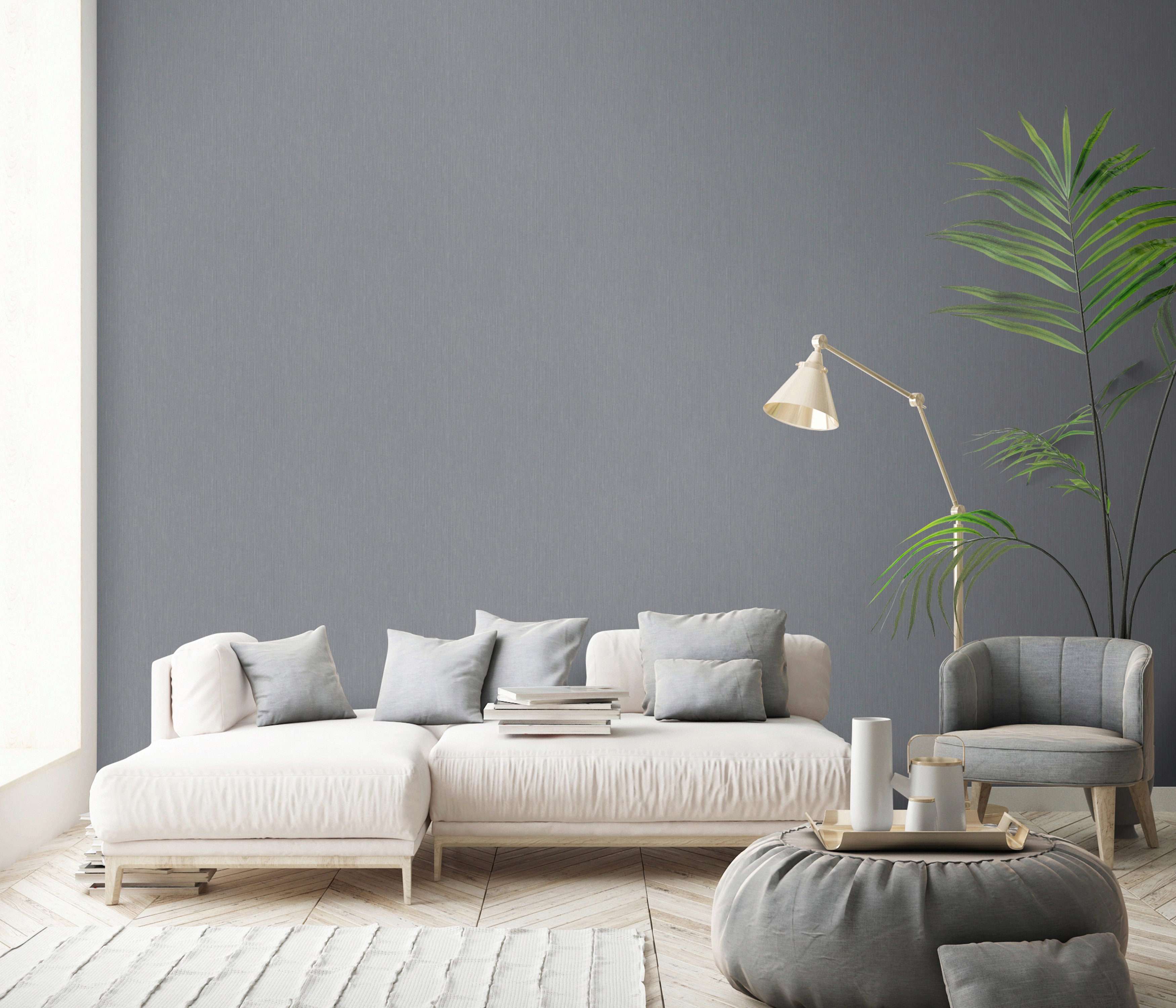 Guido Maria Kretschmer Vliestapete 10004-10 Fashion For Walls uni grau 10,05 x 0,53 m