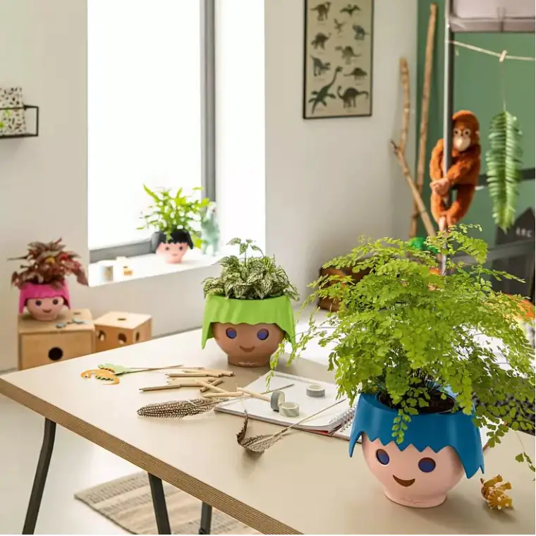 Lechuza Blumentopf Playmobil®Ojo Ø 21 cm apple green 