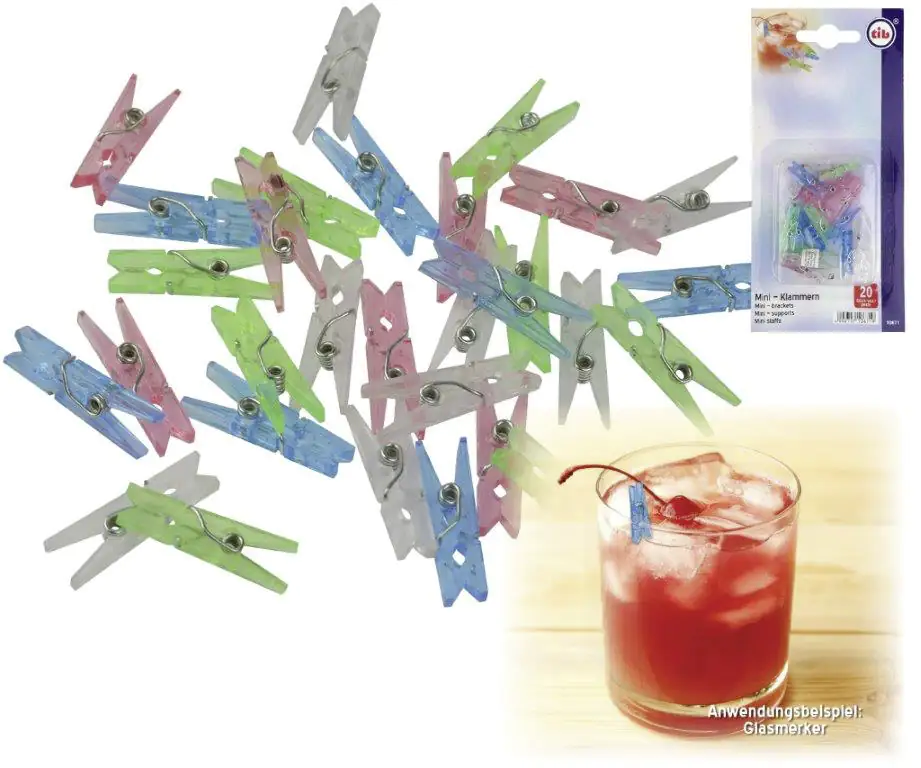 TIB Heyne Mini Klammern 20 Stück