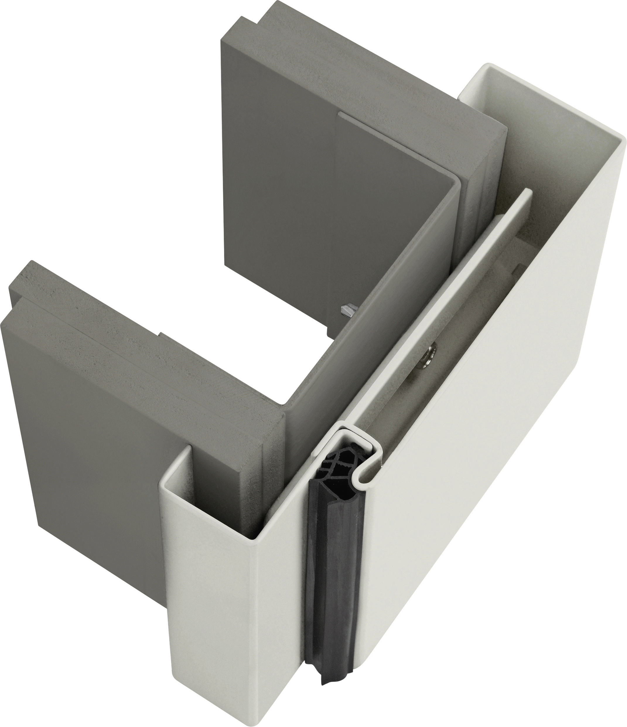 EcoStar Stahlumfassungszarge 2-schalig 75 x 200 cm MW 125 cm links/rechts