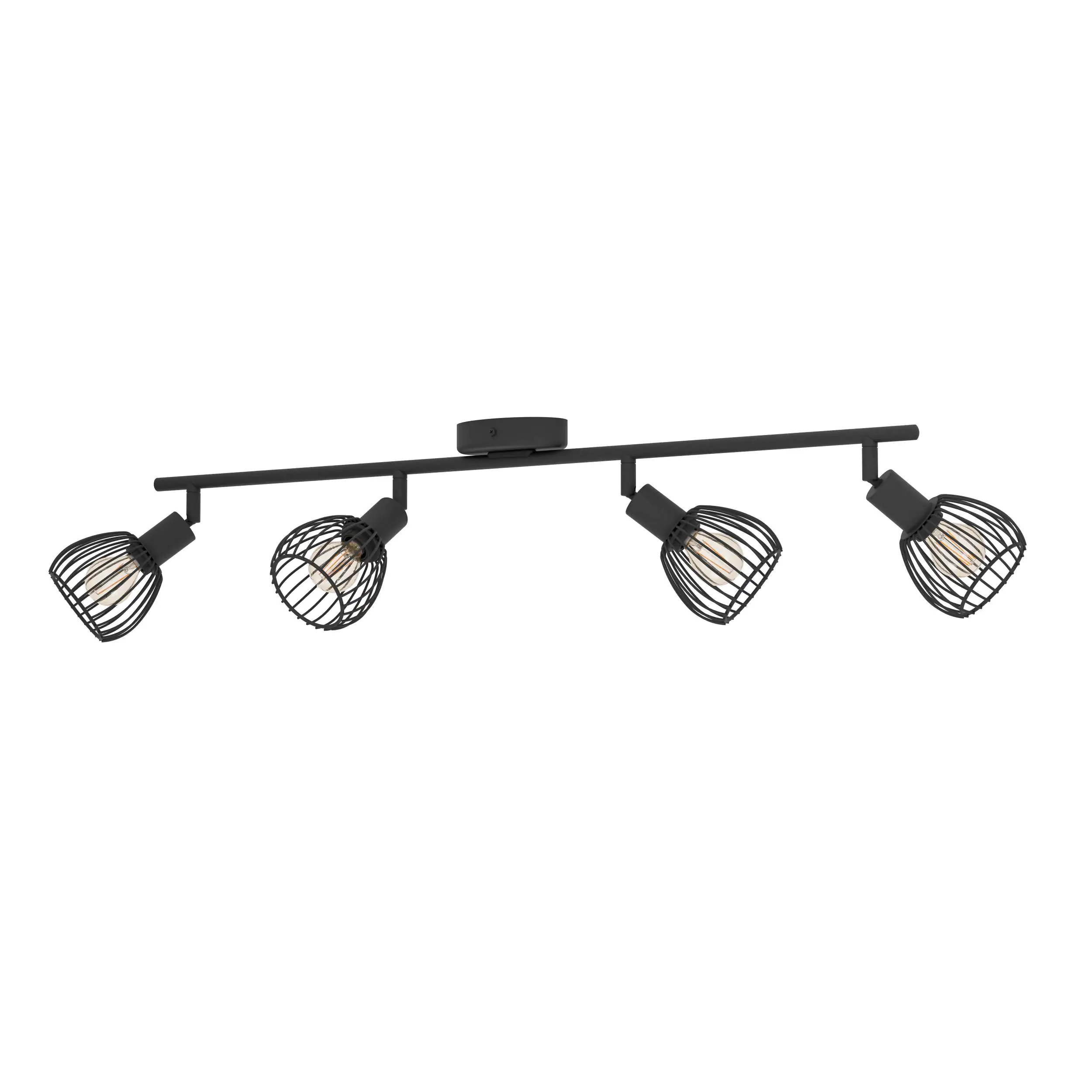 Eglo 4er Spot Sonnino schwarz 78 x 10 cm E14 Eglo 4er Spot Sonnino schwarz 78 x 10 cm E14