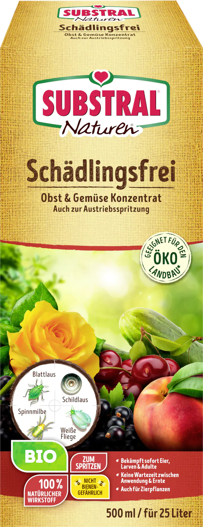 Naturen Schädlingsfrei Obst und Gemüse 500 ml