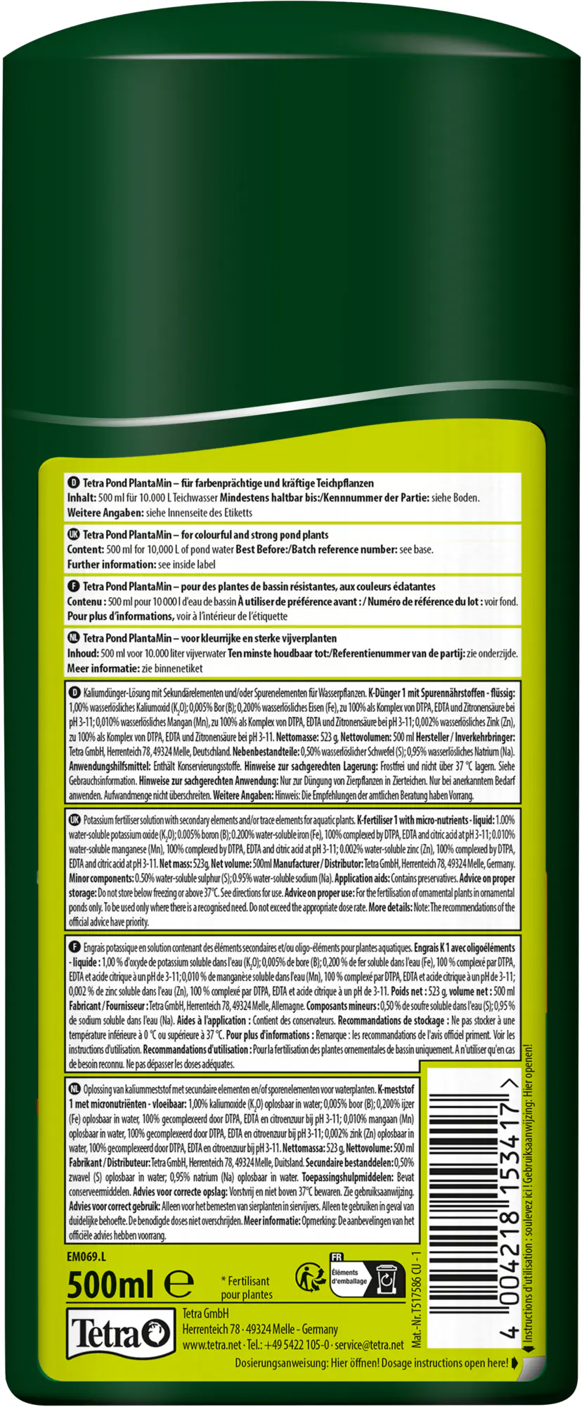 Tetra Pond PlantaMin 500 ml