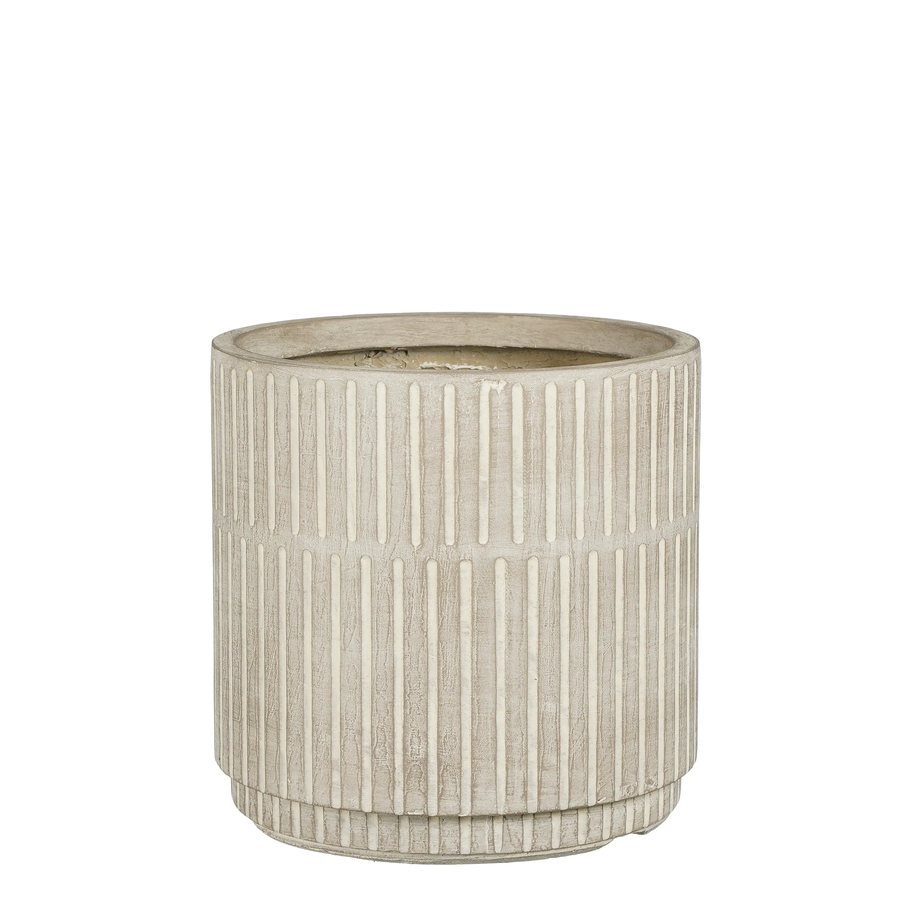 Mica Decorations Pflanztopf Oslo Ø 31 x 30,5 cm taupe