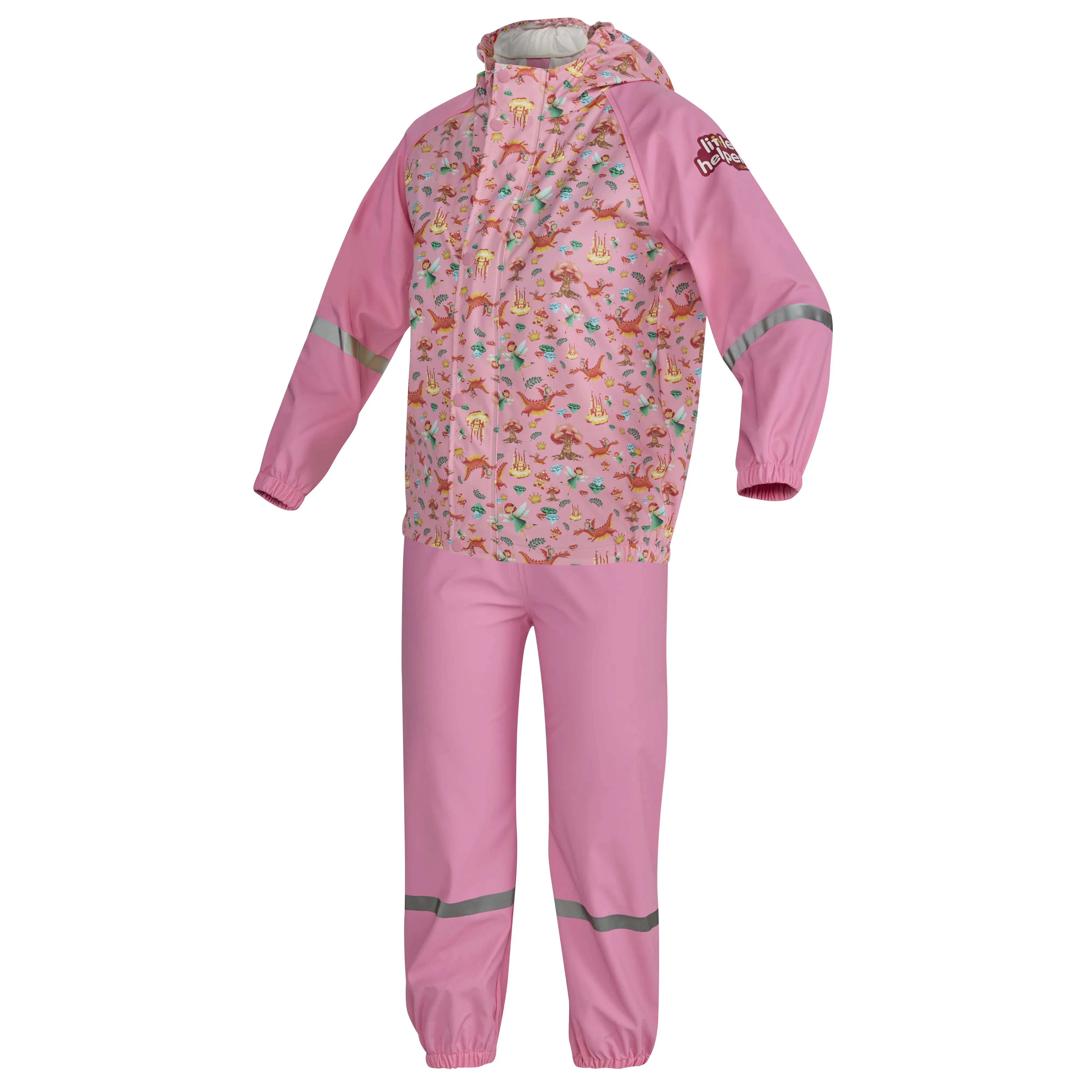 Gebol Regenjacke Little Helpers Märchenwald pink